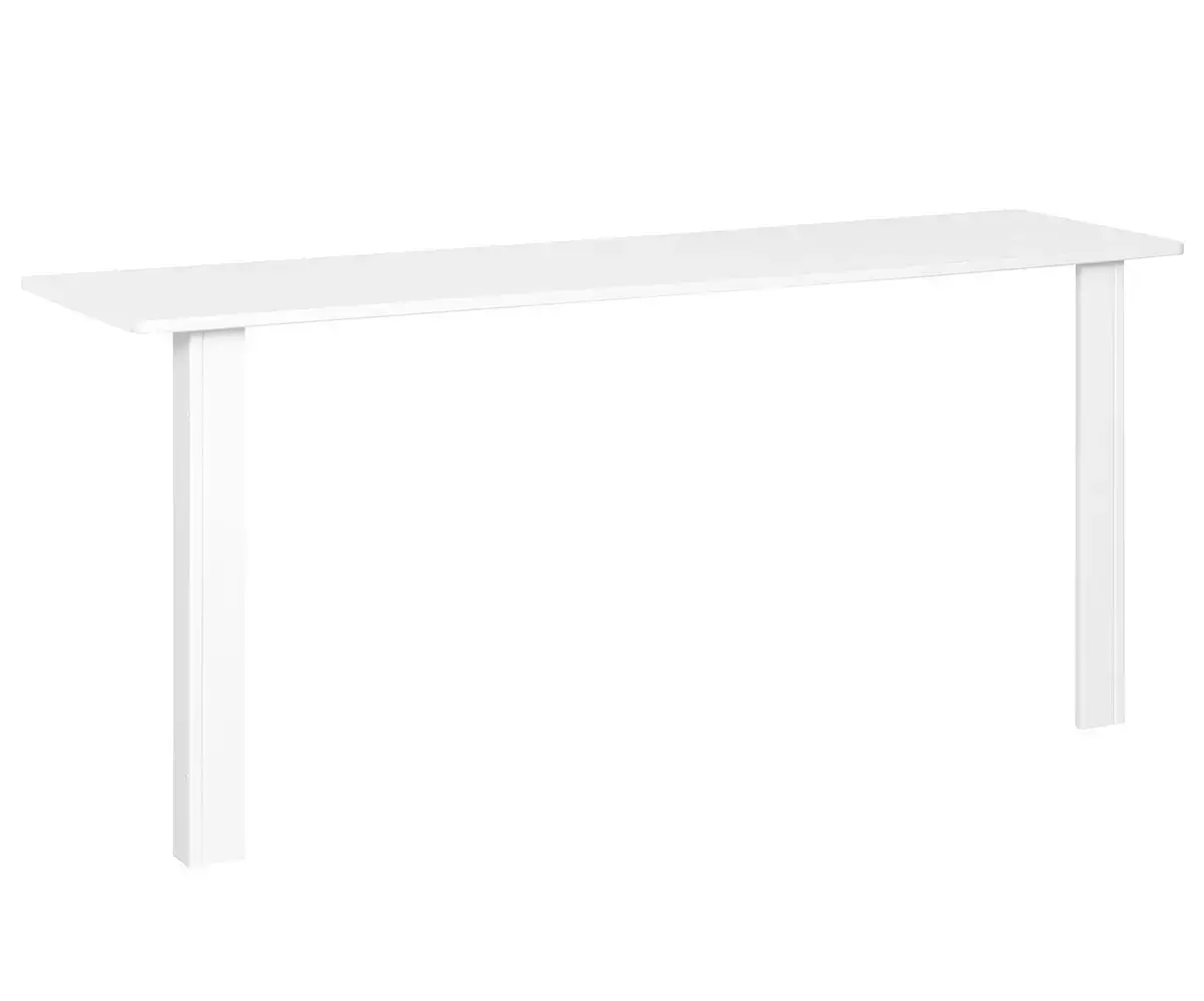 Bureau en bois massif Milos blanc