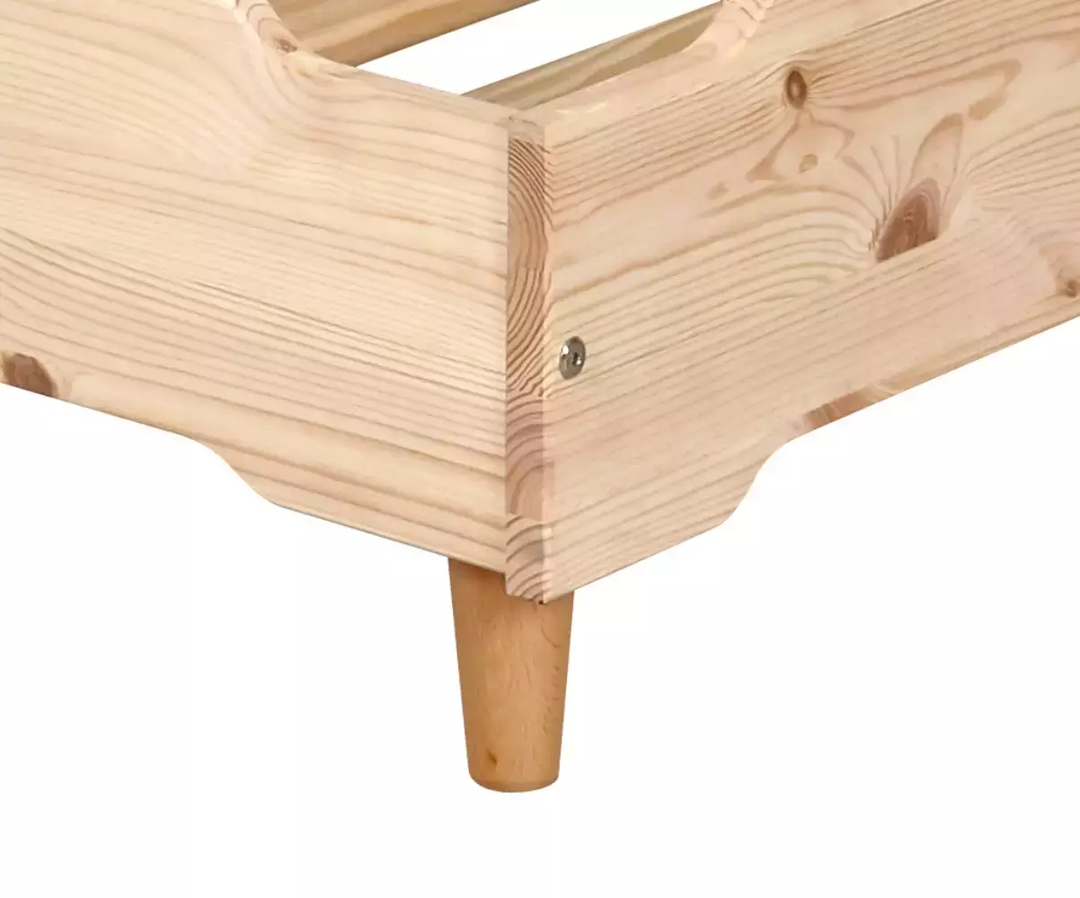Lot de 4 pieds pour lit Vaka