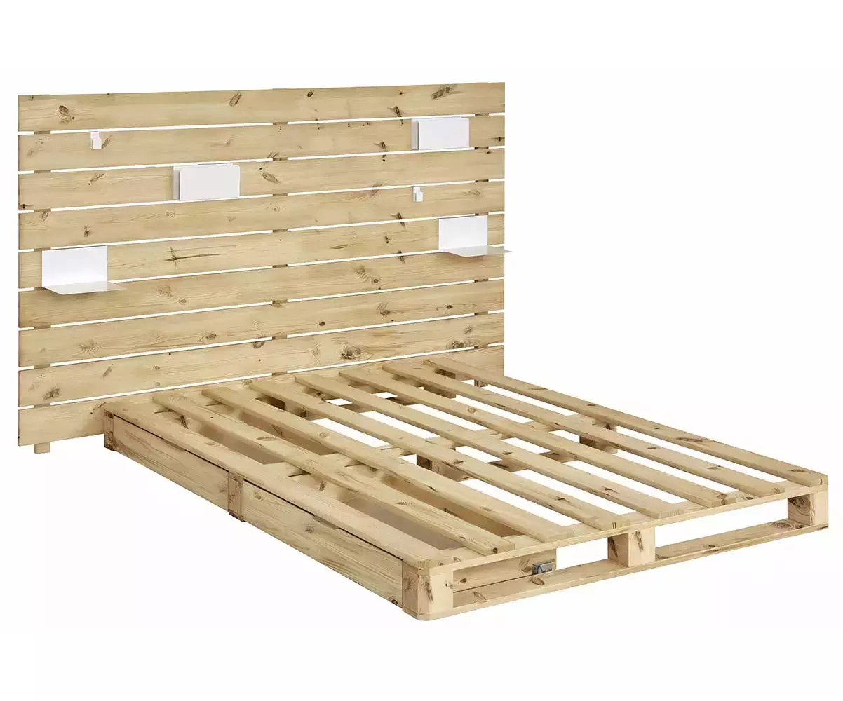 Structure du lit Corfou en bois massif
