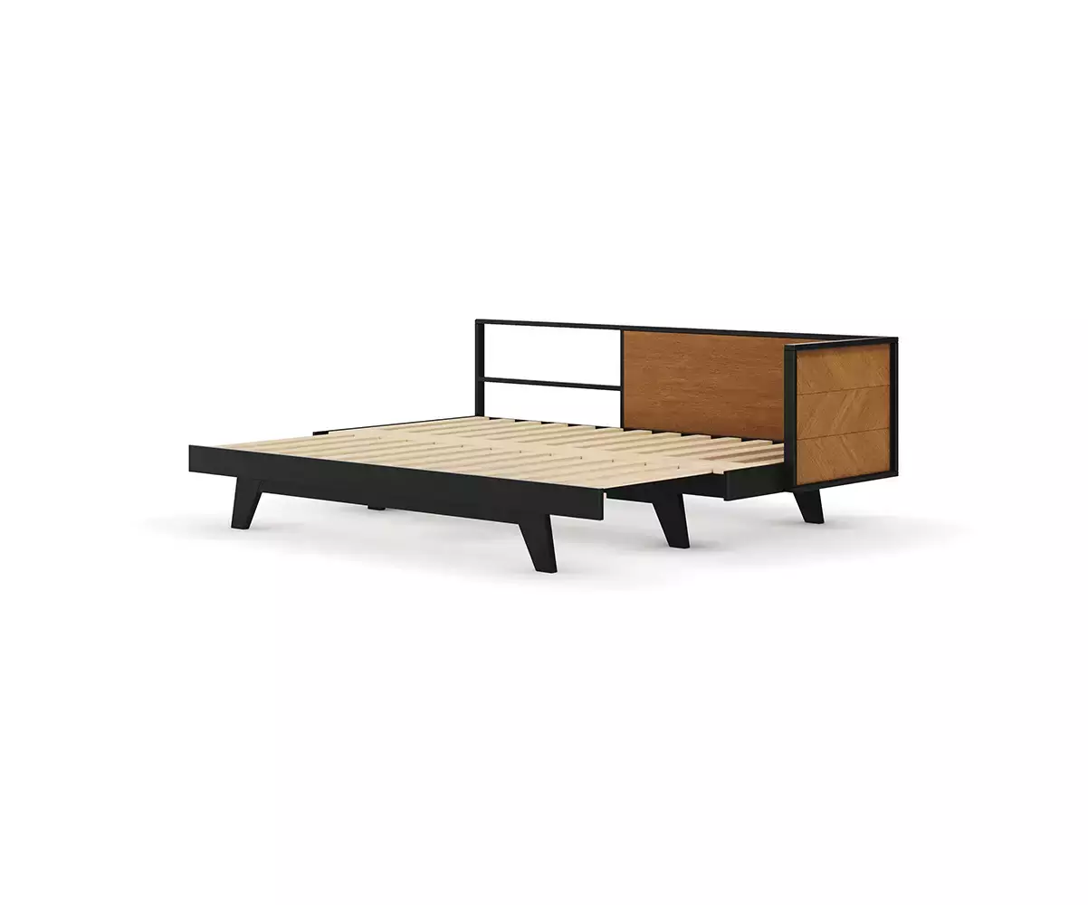 Lit gigogne banquette Farrel pour adulte