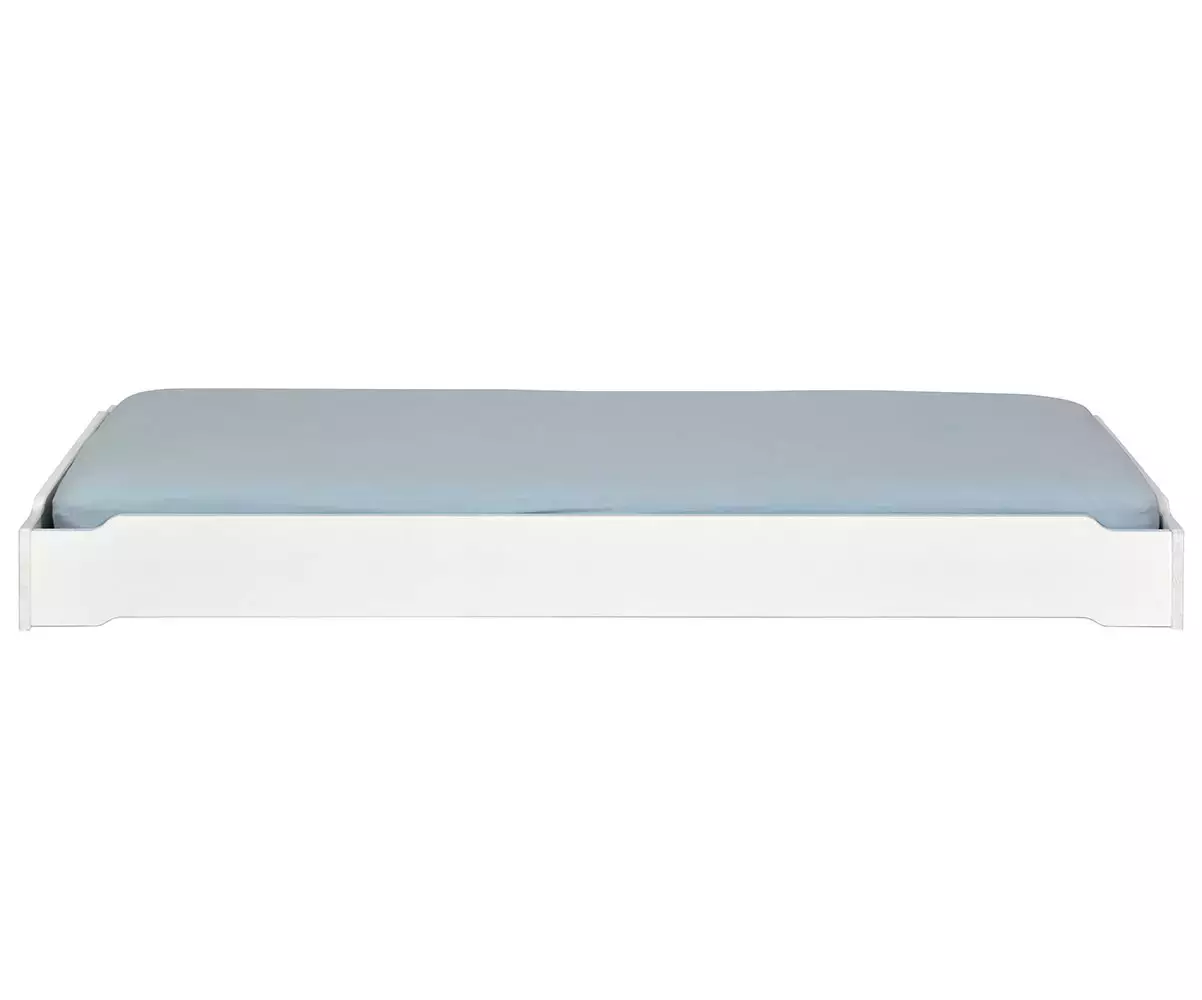 Lit empilable Vaka blanc en bois