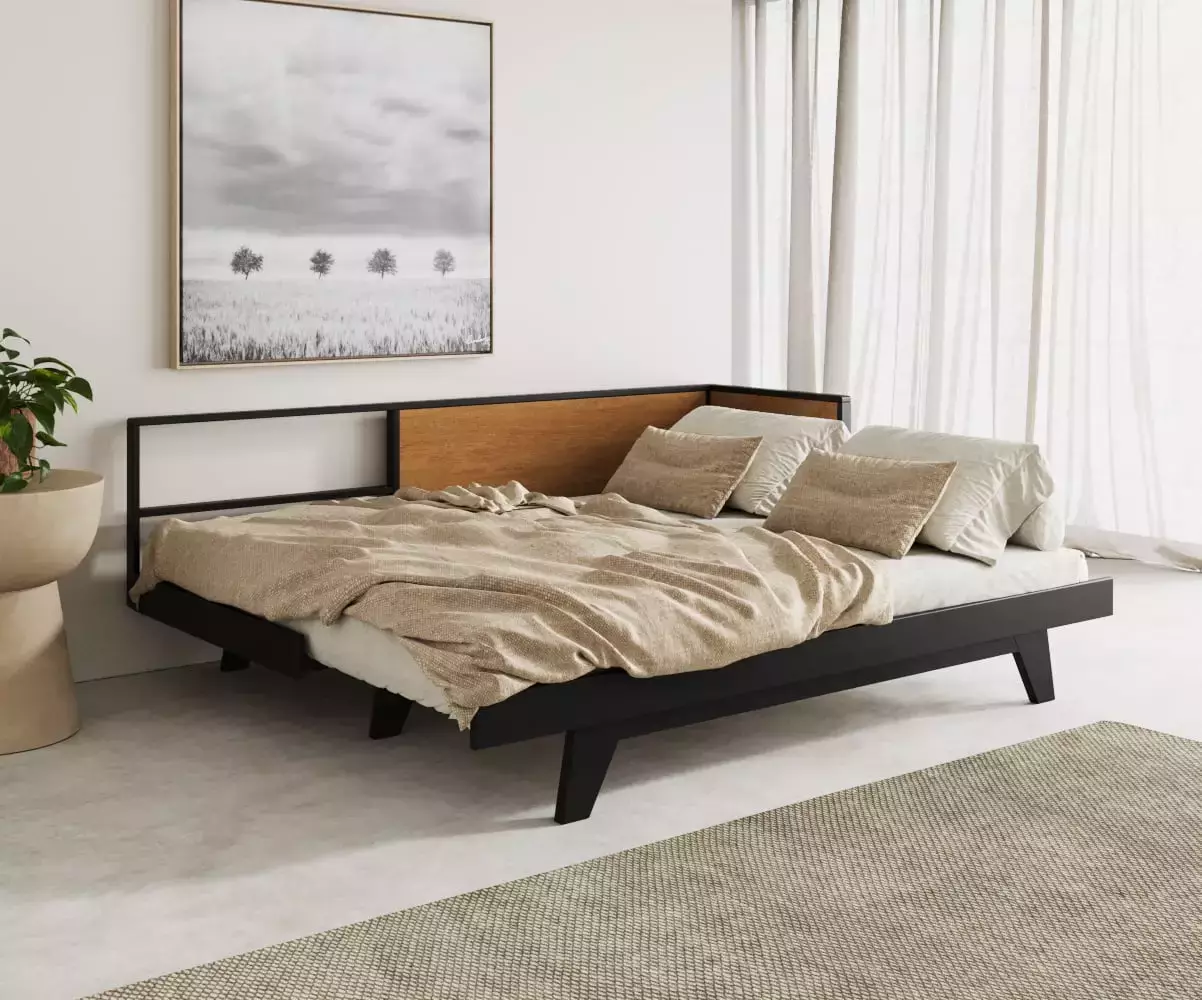 Lit banquette adulte moderne Farrel avec matelas