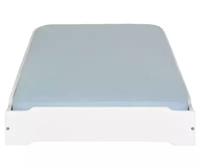 Lit empilable Vaka blanc avec matelas