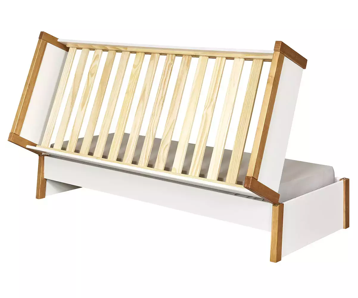 Lit Hypnos Ouverture 50% en Bois Massif