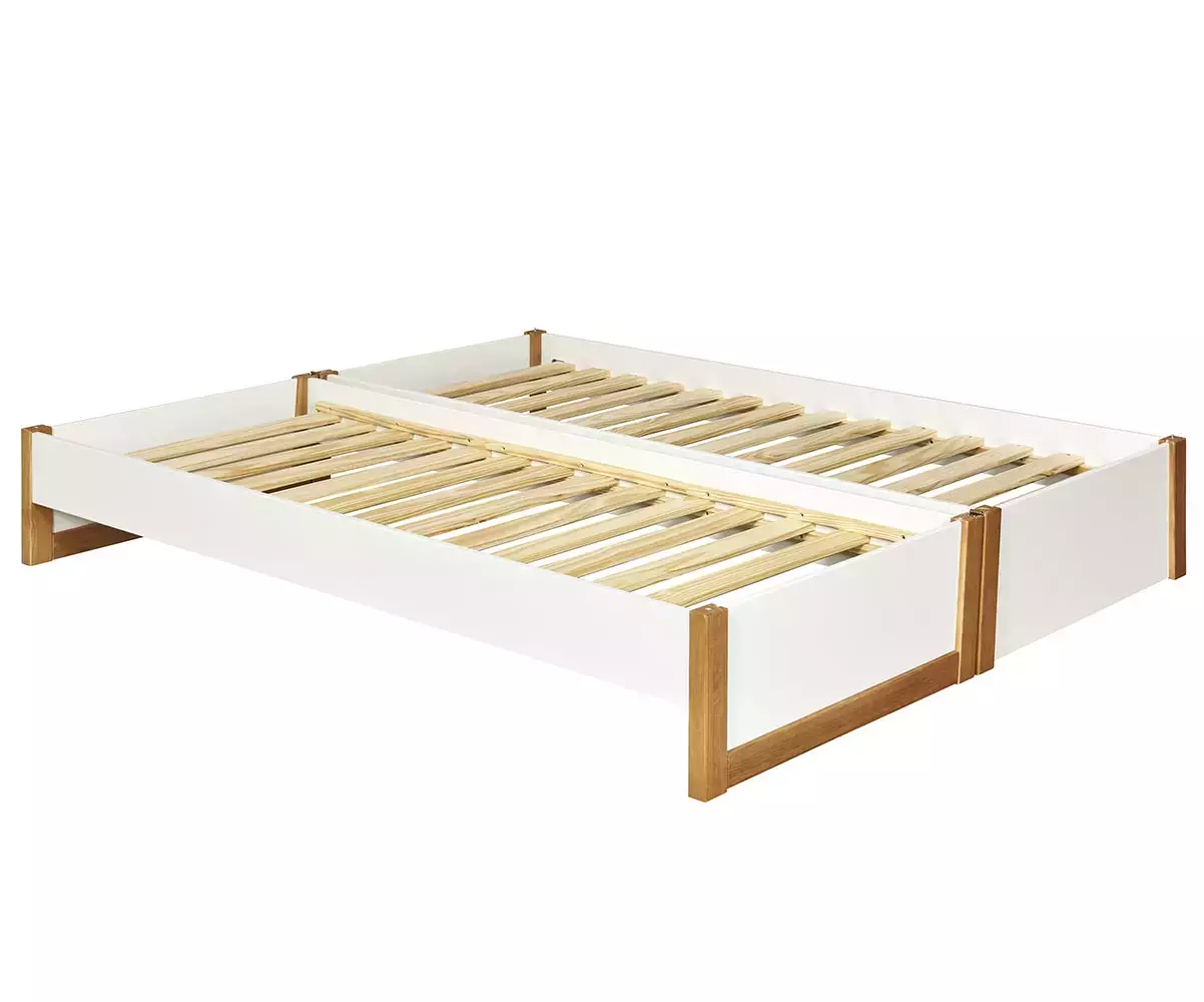 Lit Hypnos Ouverture 100% en Bois Massif