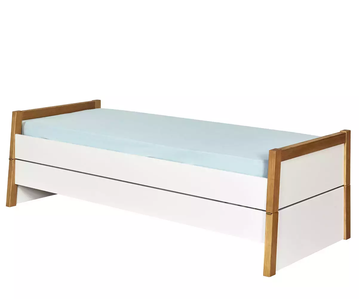 Lit Hypnos en Bois Massif avec Matelas