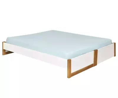Lit Hypnos en Bois Massif Ouvert