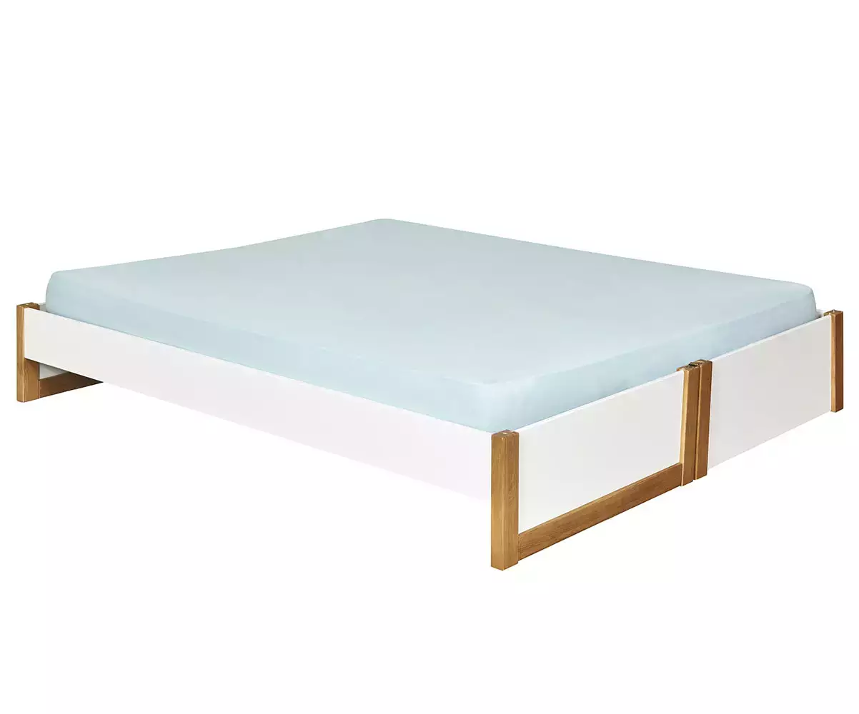Lit Hypnos en Bois Massif Ouvert