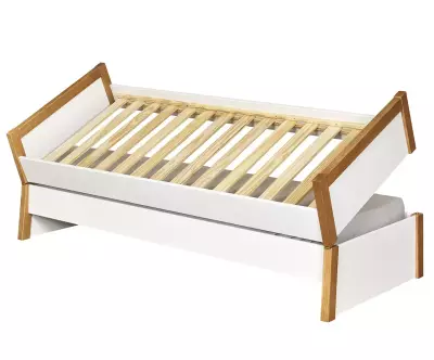 Lit Hypnos Ouverture 50% en Bois Massif