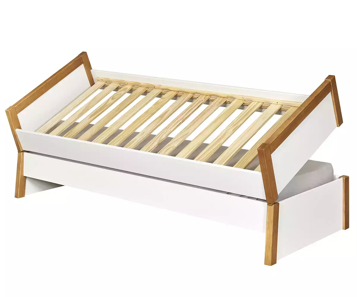 Lit Hypnos Ouverture 50% en Bois Massif