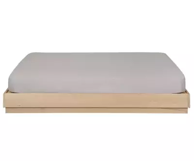Lit double couchage Lakana en bois massif