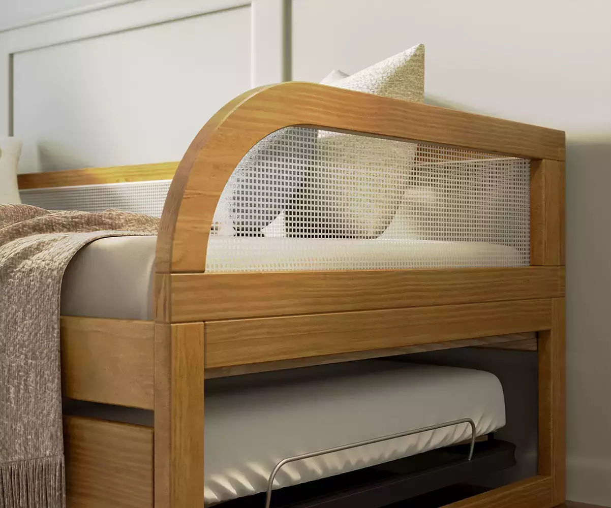 Zoom sur le lit banquette Makau