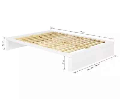 Dimension Lit avec sommier Akara