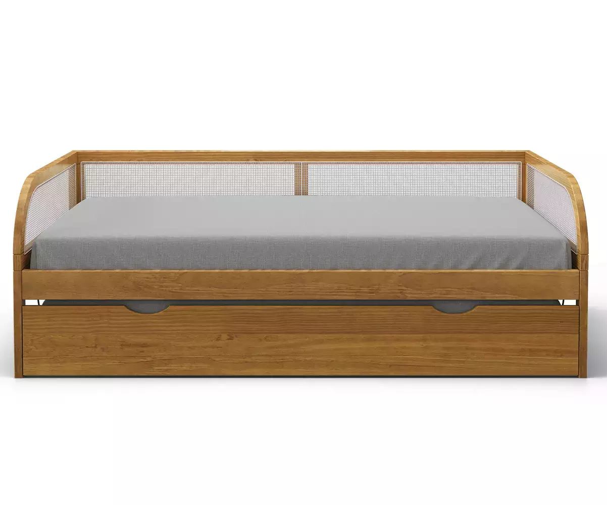 Lit gigogne Makau pour adulte avec matelas en option