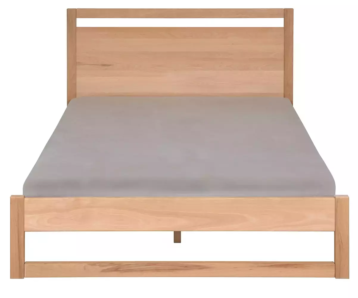 Lit double couchage Garay en bois massif