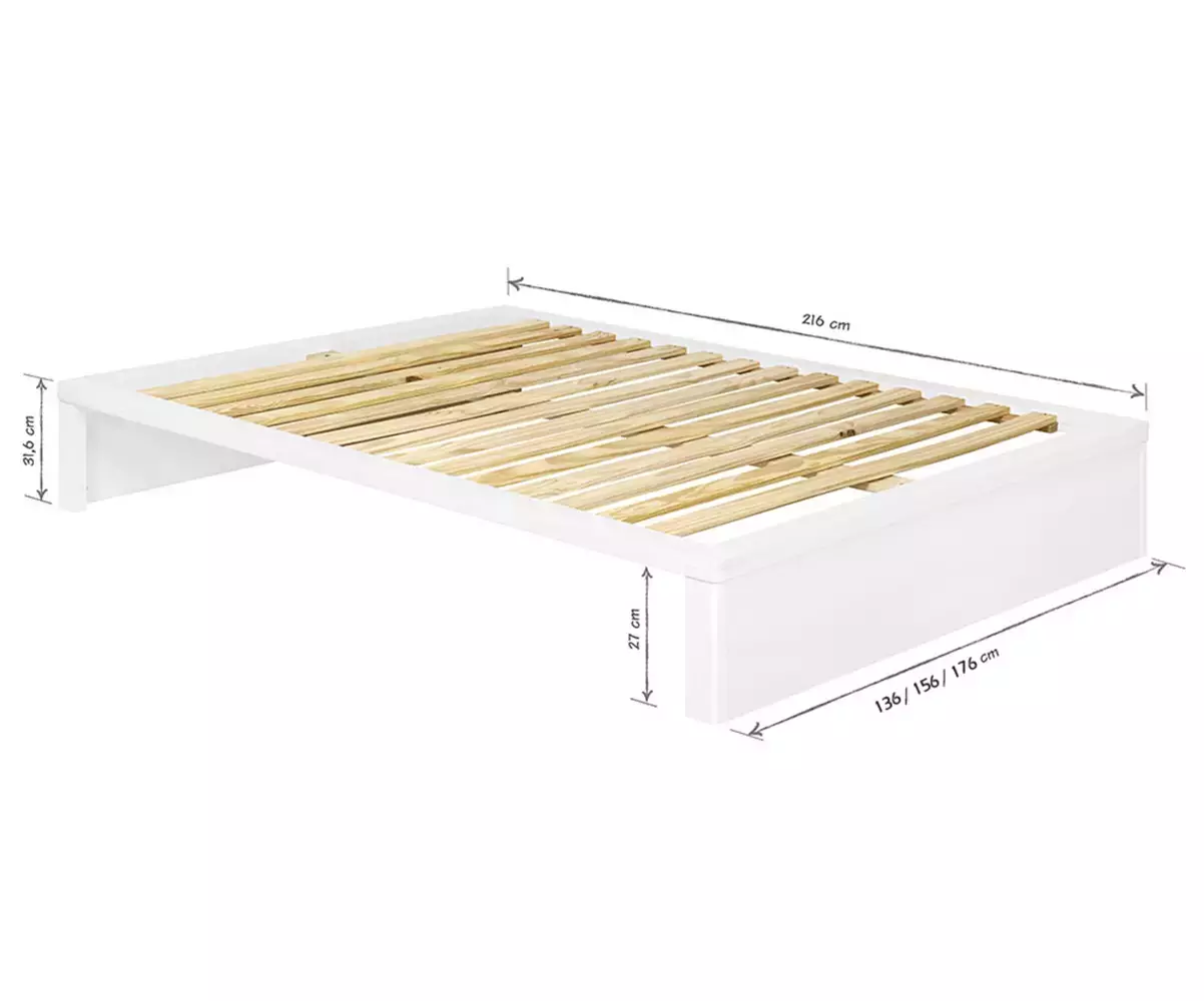 Dimension du Lit Akara avec matelas