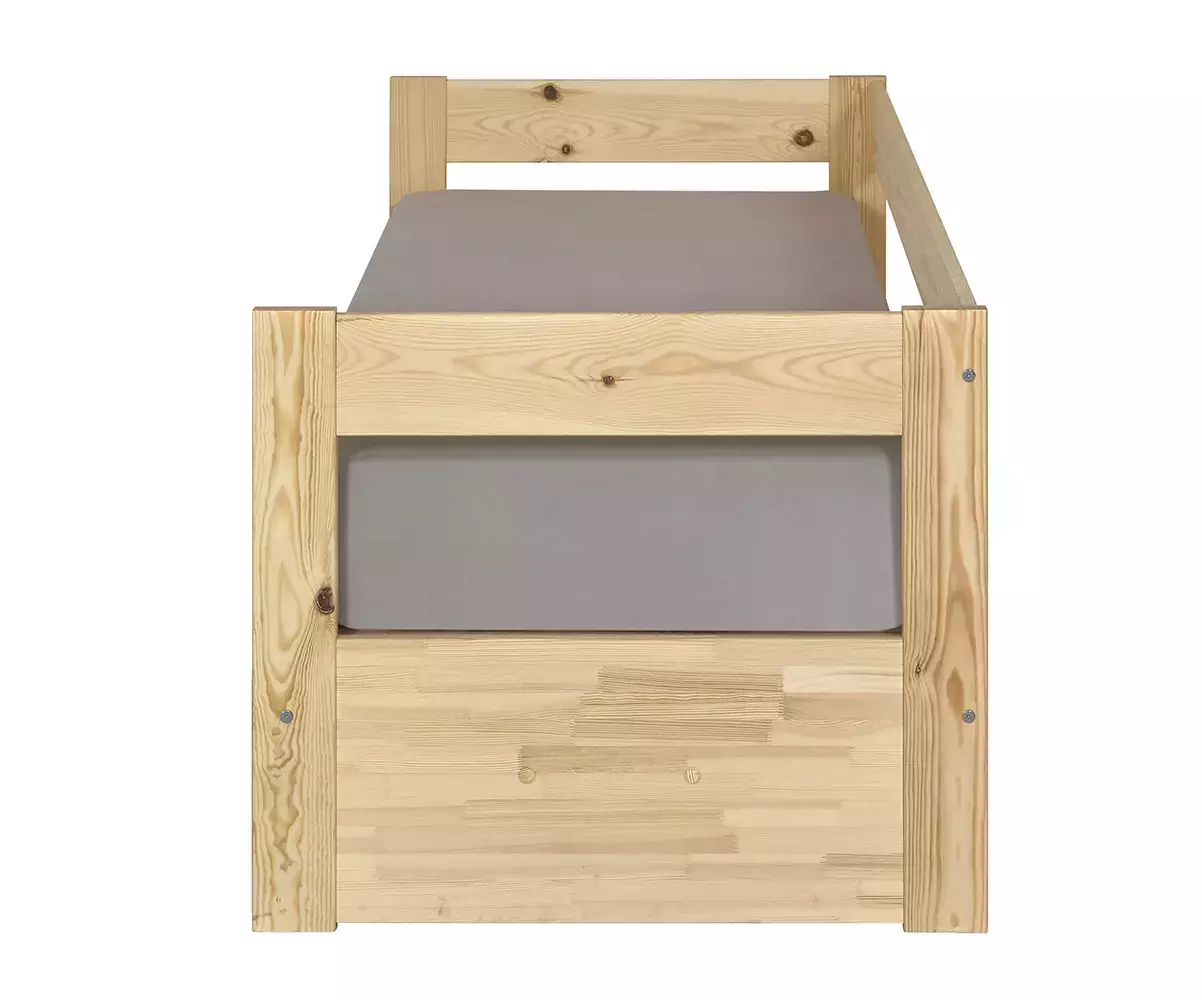 Lit gigogne Lakota bois 80x200 de côté