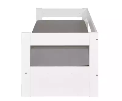 Lit gigogne Lakota blanc 80x200 de côté avec matelas
