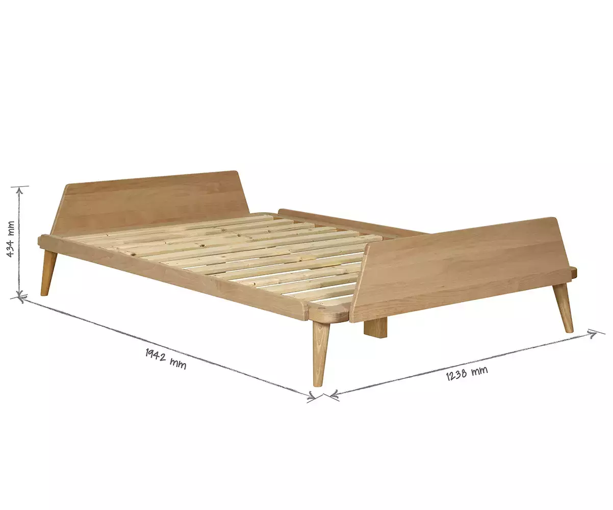 Dimension lit Algol adulte 120x190