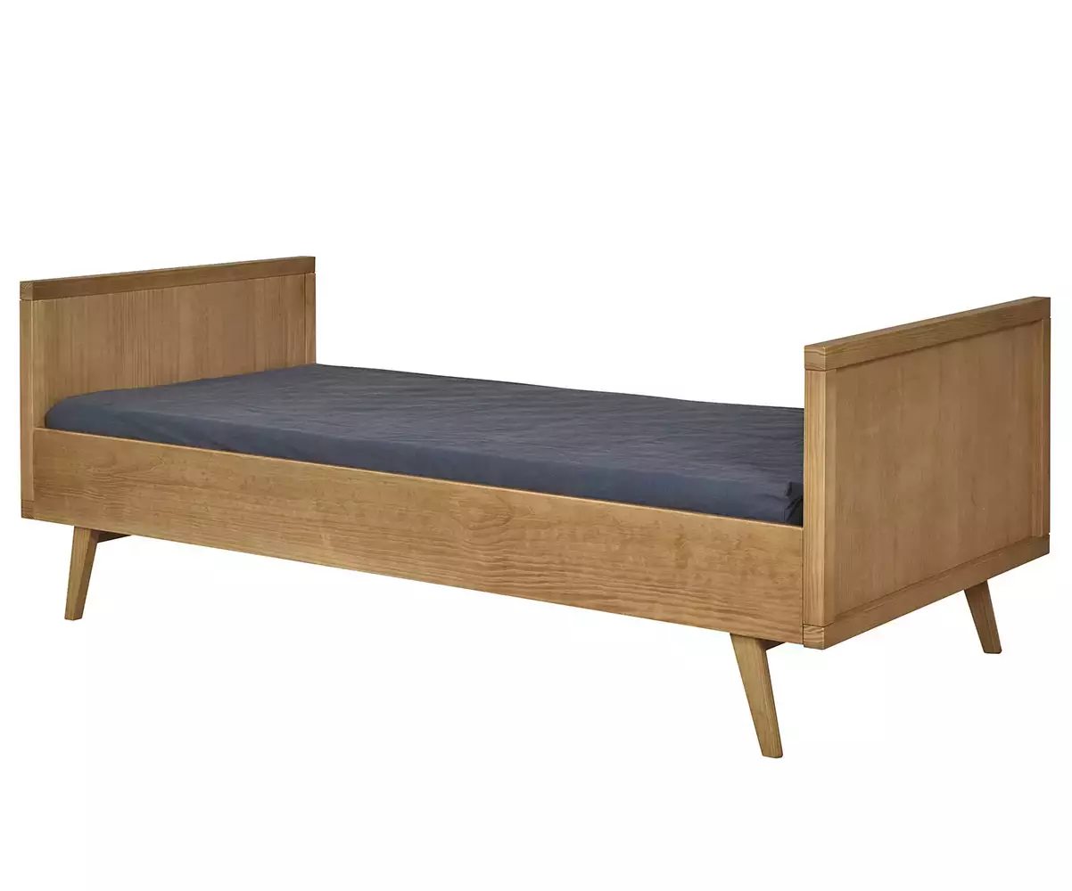 Lit banquette adulte Calycé vue de 3/4 sans barrière