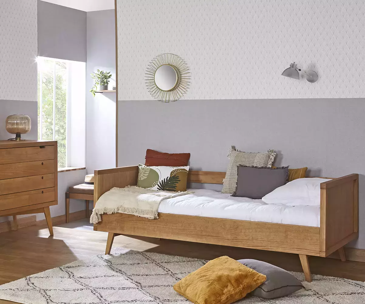 Lit banquette Calycé adulte avec matelas