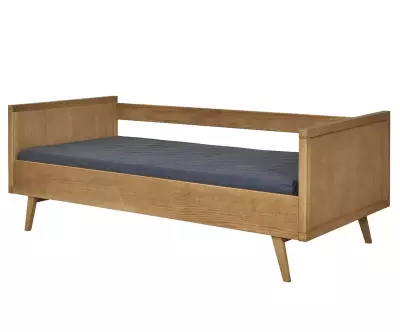 Lit banquette Calycé adulte vue de 3/4 avec matelas