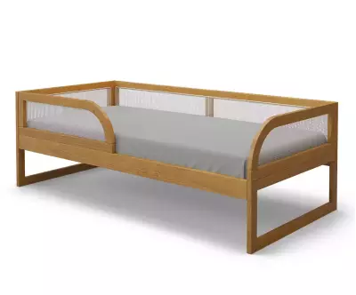 Lit gigogne Makau avec barrière et matelas