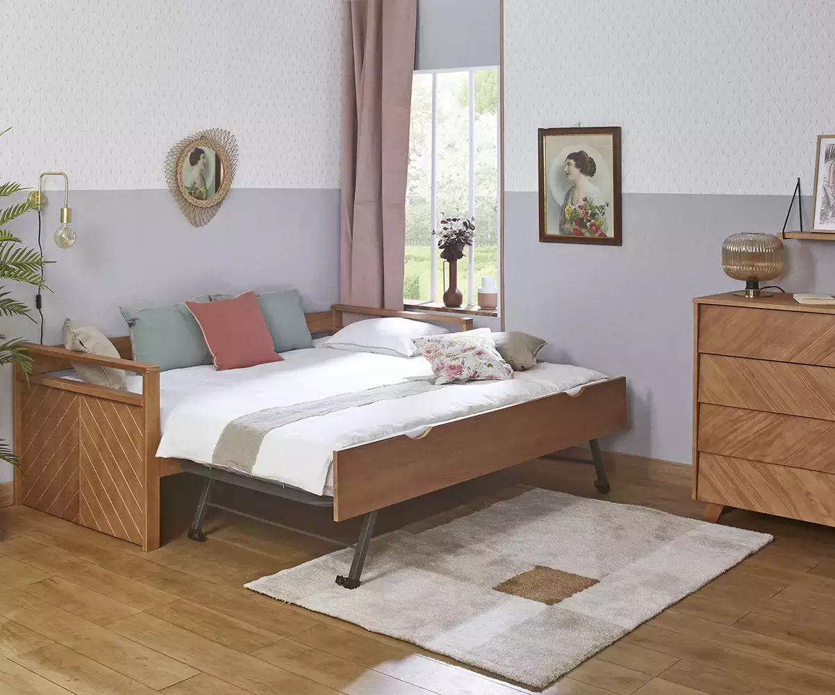 Lit banquette gigogne double Ponant
