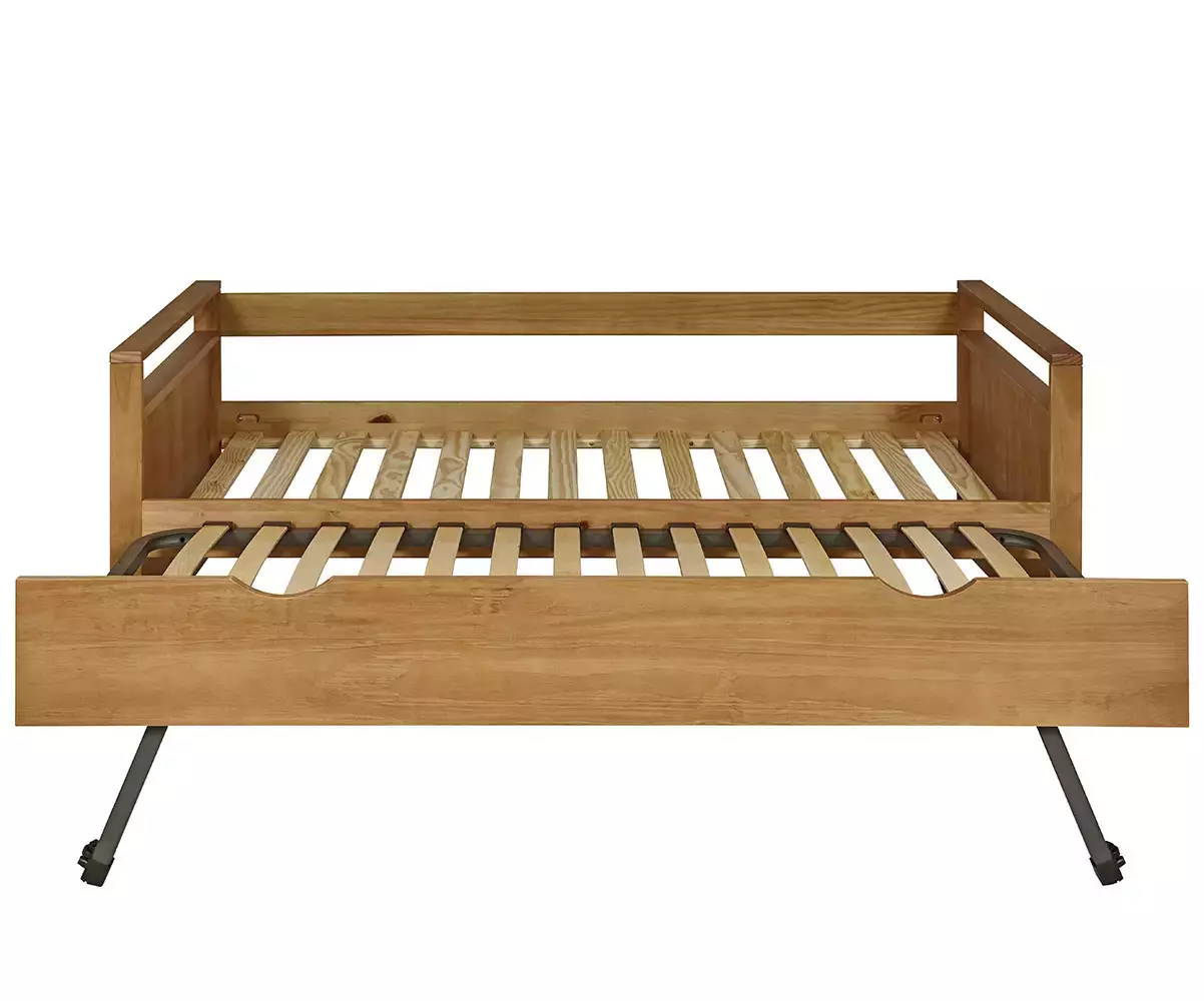 Banquette Ponant avec sommier gigogne ouvert