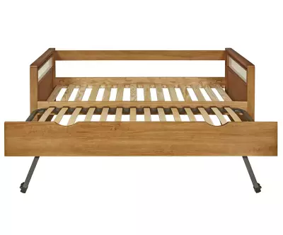 Lit banquette adulte Levant tiroir ouvert avec matelas