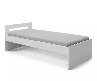 Lit adulte blanc avec matelas