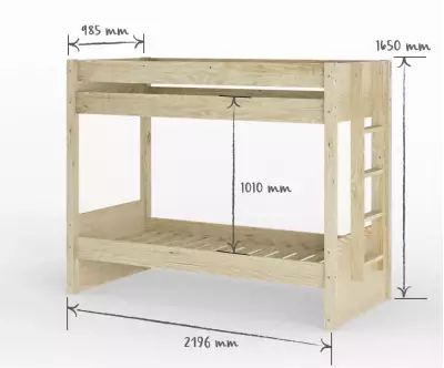 Lit gigogne Kupa adulte 90x200