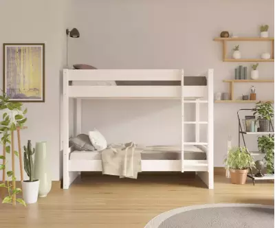 Lit superposé adulte Javari blanc
