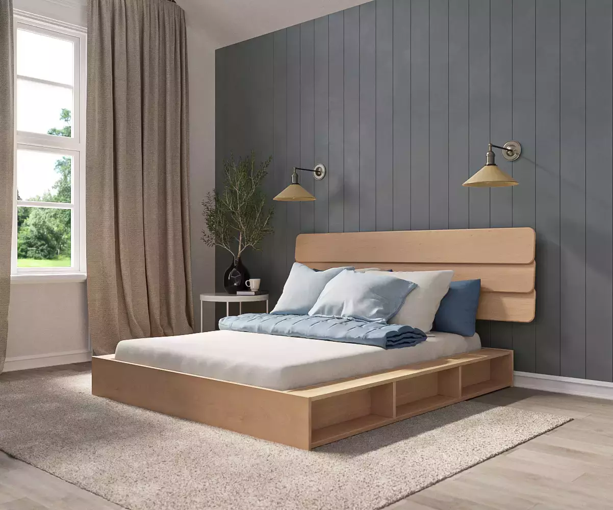 Lit Galion et tête de lit Frégate parfait pour meubler une chambre à coucher