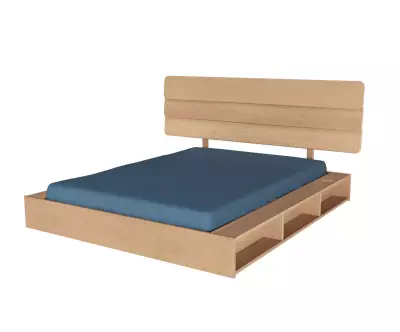 Lit Galion et tête de lit Frégate fonctionnel et confortable