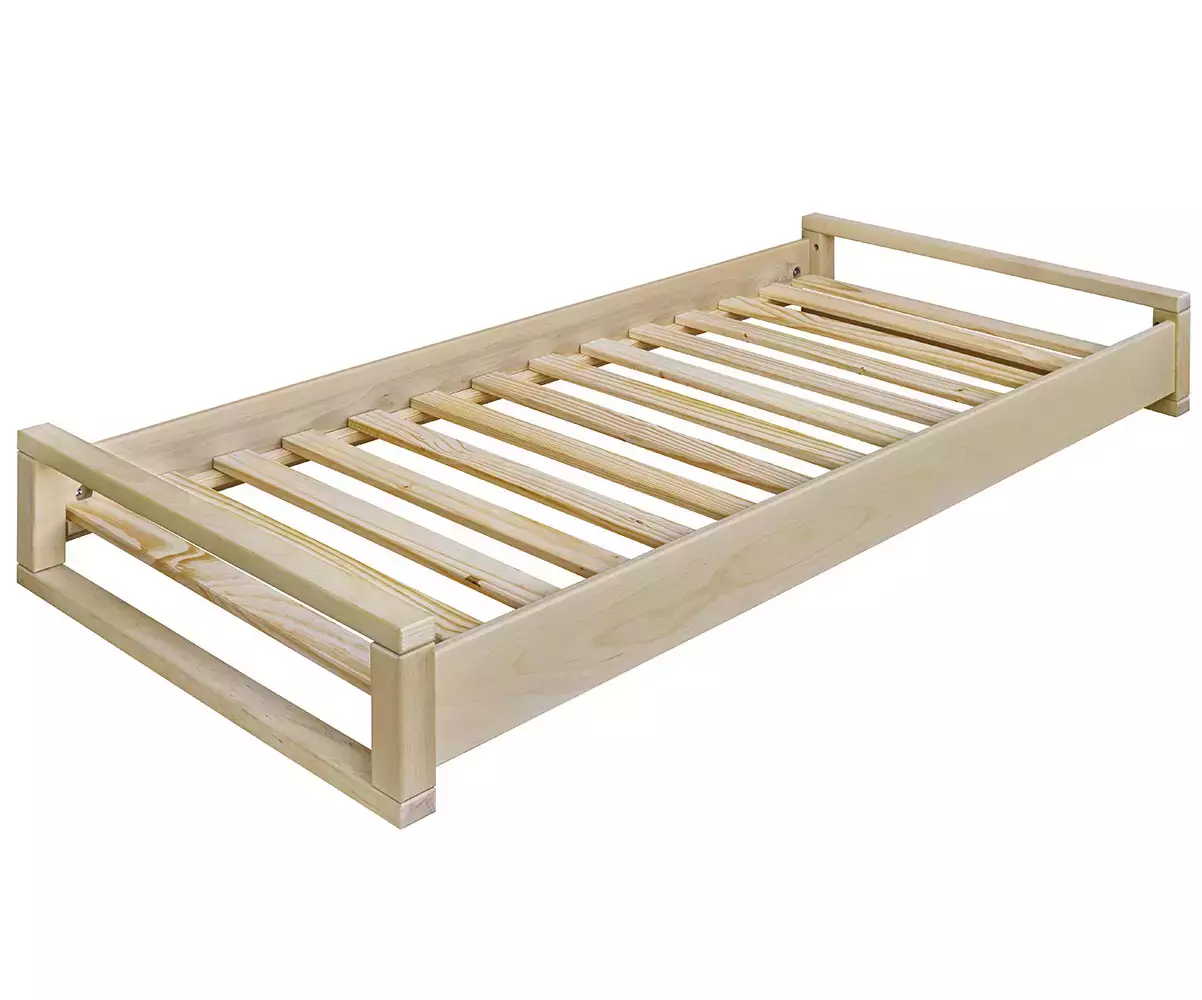 Lit empilable Pocus avec sommier et matelas intégré