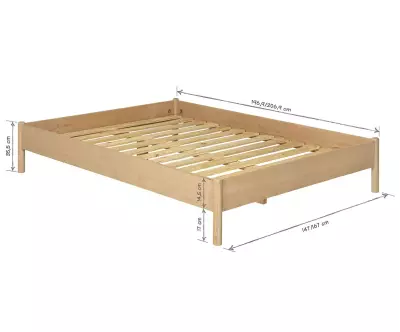 Dimension Lit Malau avec matelas