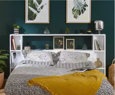 Tête de lit Mizar en coloris blanc