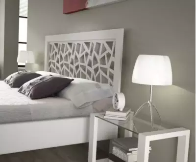 Tête de lit brio Mosaic blanche