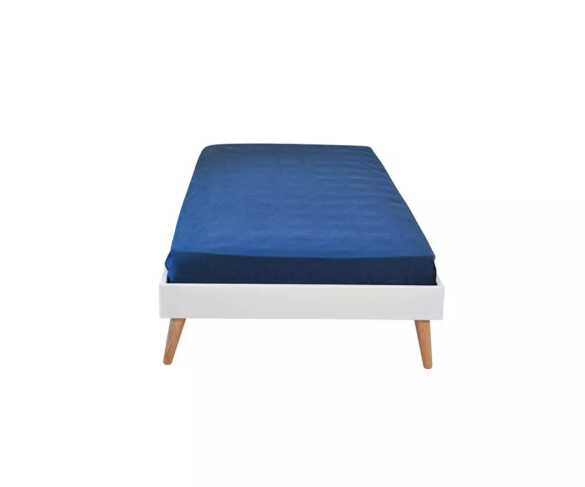 Lit Euphor 90x190 avec pieds en bois