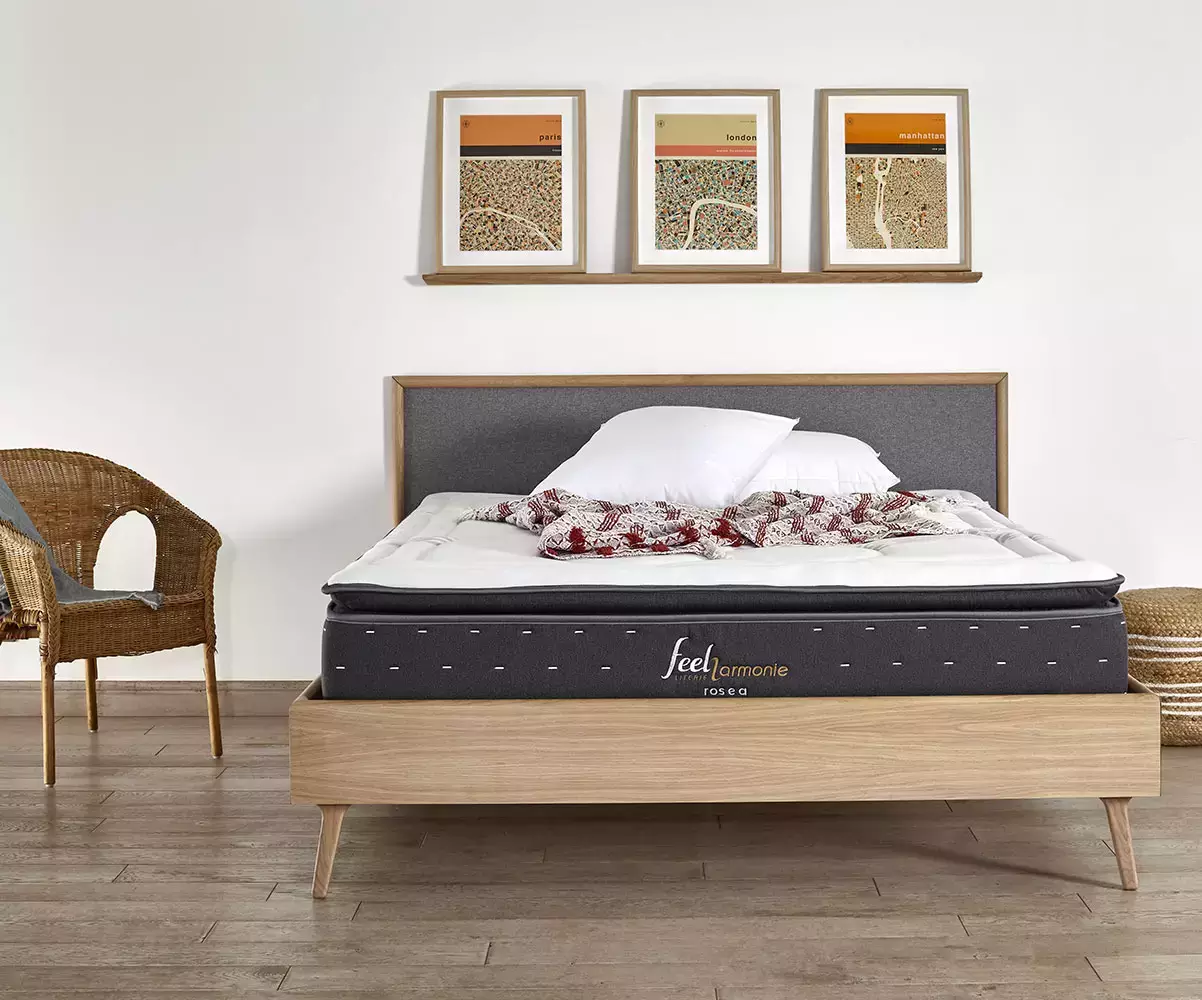 Matelas 2 places en ressorts ensachés - Roséa