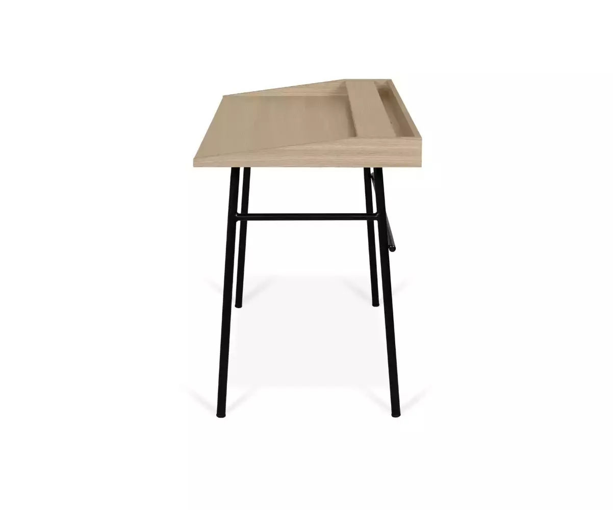 Bureau Ply avec espace de rangement vertical
