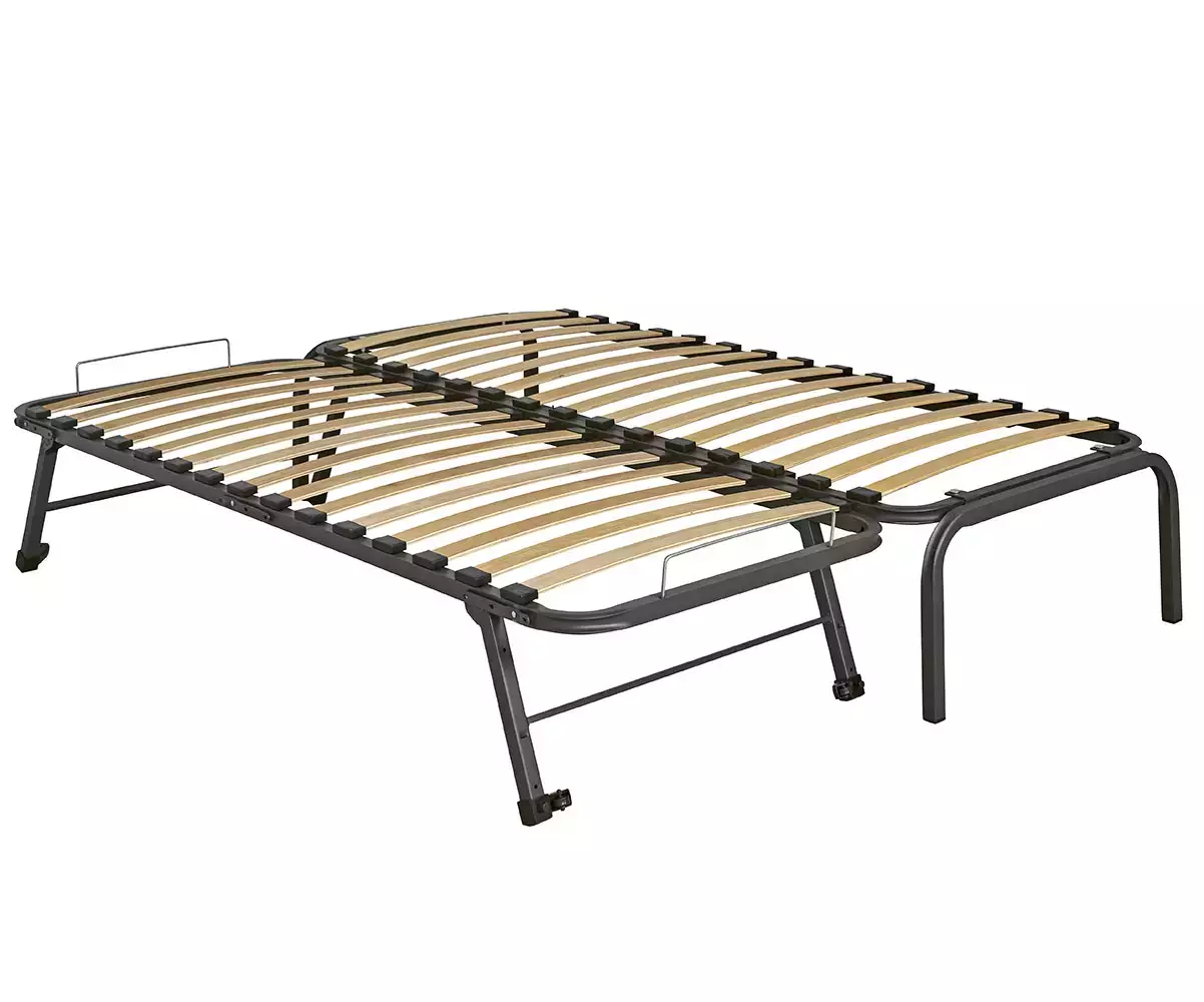 Sommier gigogne avec arrêt de matelas