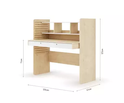 Dimensions bureau mi-hauteur