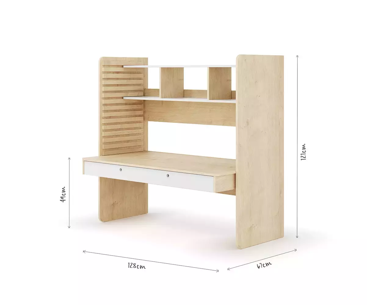 Dimensions bureau position basse