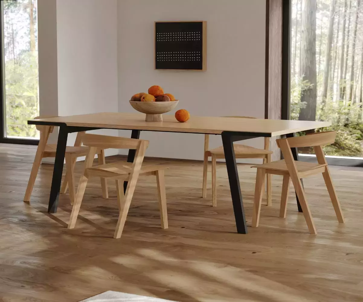 Table à manger Drift offre un espace de repas confortable