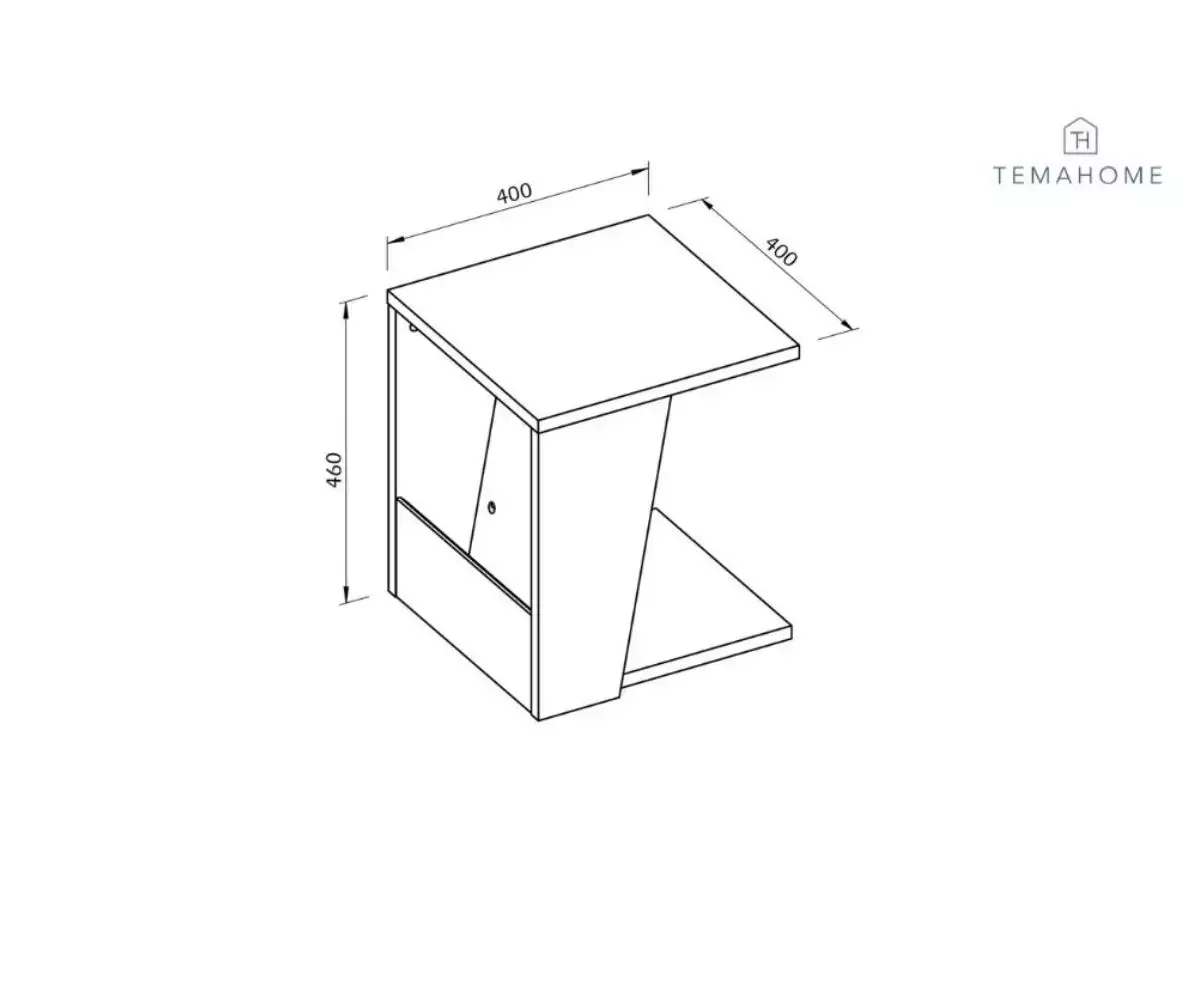 Dimensions du Table d'appoint Albi