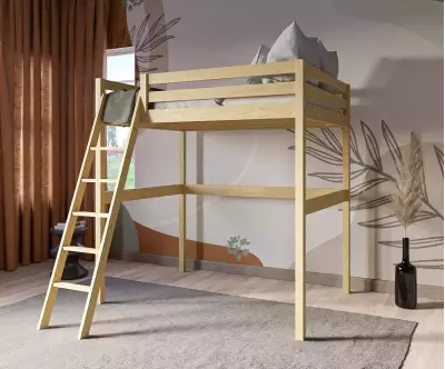 Lit mezzanine Ted bois