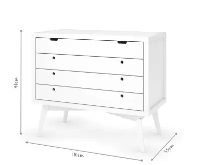 Dimensions Commode Calycé