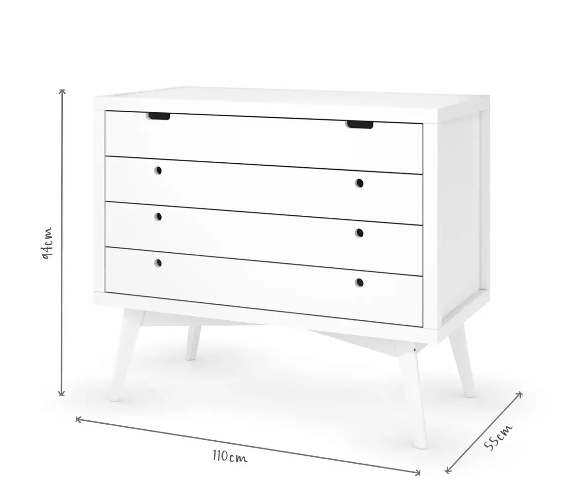 Dimensions Commode Calycé